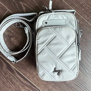 Lug Skeeter Mini Bridge Convertible Crossbody  in Cloud Grey